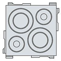 ABB Сальник 68х68 D=2 (10-20)+2 (20-30) (EV0124)