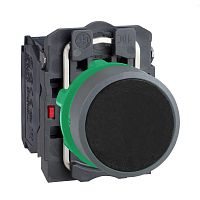 SCHNEIDER ELECTRIC Кнопка 22мм, зеленая, с возвратом, монтаж заподлицо, 1НО, пластик C0 (XB5AA25C0)