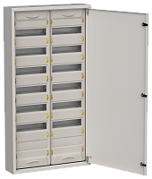 IEK TITAN 5 Корпус металлический ЩРн-168 (2х84) 1085х570х140мм IP31 серый (одна дверь)  (TI5-50-N-2X084-31-7035)