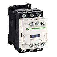 SCHNEIDER ELECTRIC Контактор D 3Р 12 A НО+НЗ 110V DС 2.4 ВТ расширенный диапазон/ ограничитель перенапряжения (LC1D126FLXS207)