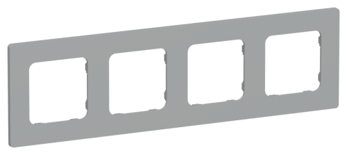 FLITE CLASSIC Рамка 4-местная  серый (FI-M42-32-20-K03)