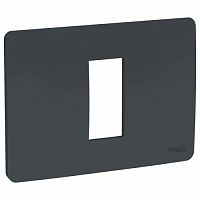 SCHNEIDER ELECTRIC Рамка UNICA MODULAR одномодульная антрацит (NU210154)