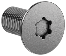 IEK FORMAT Винт М6х12 самонарезающий потайная головка шестирадиусный шлиц TORX30 DIN 7500M (20шт/упак)  (FO-00D-VTORX-M6X12-020)