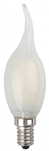 ЭРА Лампа светодиодная филаментная F-LED BXS-7W-840-E14 frost  (филамент, свеча на ветру мат., 7Вт, нейт (Б0027955)