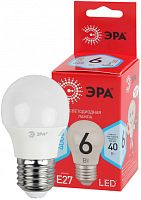ЭРА Лампа светодиодная LED P45-6W-840-E27 (диод,шар,6Вт,нейтр,E27) (Б0020630) ЭРА Лампа светодиодная LED P45-6W-840-E27 (диод,шар,6Вт,нейтр,E27) (Б0020630)