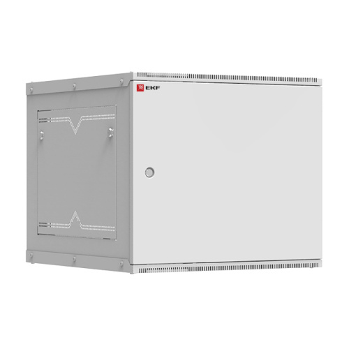 EKF Шкаф телекоммуникационный настенный разборный 9U  (600х650) дверь металл, Astra A серия  Basic (ITB9M650D)