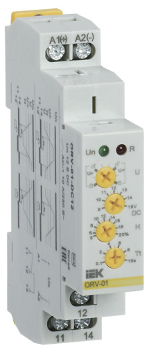 IEK Реле напряжения ORV. 1ф 12 В DC (ORV-01-DC12)