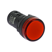 EKF Лампа AD16-22HS LED матрица 22мм красный (ledm-ad16-r)