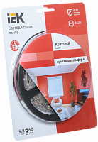 IEK Лента светодиодная LEDх60/м 5м 4.8w/m 12в красный eco (LSR1-6-060-20-1-05)