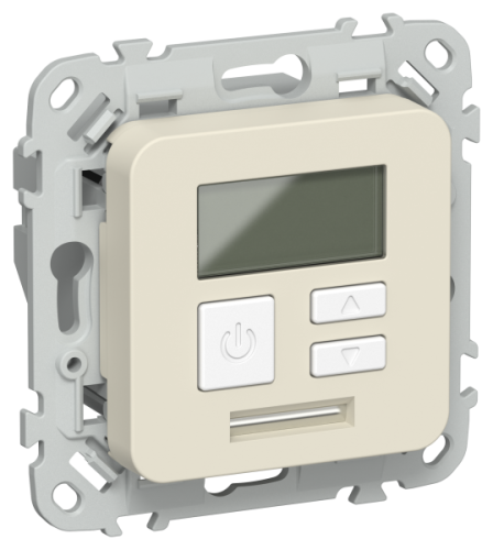 FLITE Термостат электронный с дисплеем 16А  сливочный (FI-RT11-K86)
