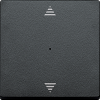 SCHNEIDER ELECTRIC SM Клавиша для модуля однокнопочного выключателя рисунок ВВ/ВН антрацит (MTN625514)