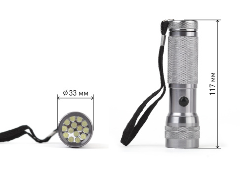 ЭРА SD14 Фонарь  14xLED, алюм, 3хААА, бл  (24/144/1728)  (C0033483) фото 3