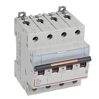 LEGRAND Выключатель автоматический четырехполюсный 16А Z DX3 25kА (409935 )