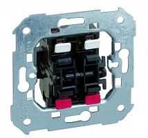 SIMON Кнопка двойная нормально разомкнутая, 10А 250В, S82,82N, 88, механизм (75396-39)