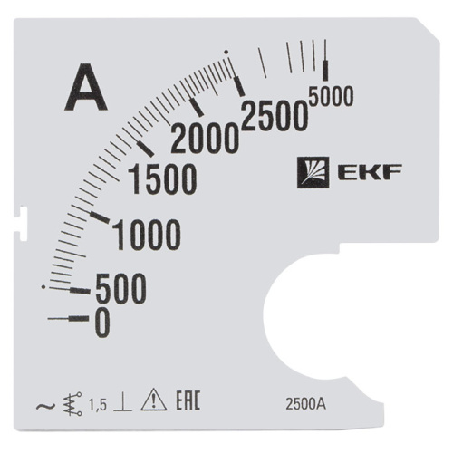 EKF Шкала сменная для A961 2500/5А-1.5 PROxima (s-a961-2500)