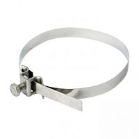 EKF Держатель на водосток, с лентой 14х0,3х500 мм, нерж., под трубы 90-120 мм  (ho-st-s-tube-90-120)