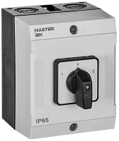 IEK Переключатель кулачковый в боксе стандартная рукоятка 16А схема 53 (MI-CS20-016-053)