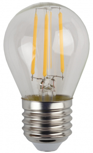 ЭРА Лампа светодиодная филаментная F-LED P45-7W-827-E27  (филамент, шар, 7Вт, тепл, E27  (10/100/3000) ЭР (Б0027948) ЭРА Лампа светодиодная филаментная F-LED P45-7W-827-E27  (филамент, шар, 7Вт, тепл, E27  (10/100/3000) ЭР (Б0027948)