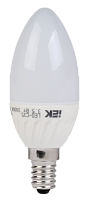 IEK Лампа светодиодная LED 5вт E14 тепло-белый матовая свеча (LL-C37-5-230-30-E14-FR)