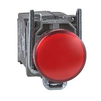 SCHNEIDER ELECTRIC Лампа сигнальная 22мм LED красная 400 VAC с трансформатором питания (XB4BV5B4)