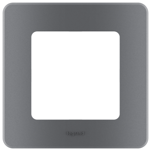 LEGRAND INSPIRIA Рамка декоративная универсальная  , 1 пост, для горизонтальной или вертикальной установки, цвет "Дымчатый" (673937) фото 4