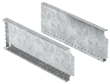 IEK FORMAT Панель монтажная боковая перфорированная 200х600мм (2шт/упак)  (FO-00-MPSP-020-060)