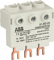 ABB Колодка для трехфазного кабеля до 25мм.кв S1-M2-25 (1SAM201907R1102)