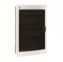DKC Щит распределительный встраиваемый ЩРв-54 IP40 пластиковый белый прозрачная дверь (81554)