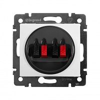 LEGRAND VALENA Розетка для акустических систем белая (774424 )