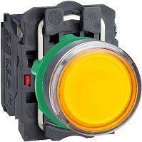 SCHNEIDER ELECTRIC Кнопка желтая с подсветкой XB5AW35M5 (XB5AW35M5)