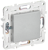 IEK SKANDY Заглушка с суппортом SK-C01S серебряный  (SK-PL10-K23)