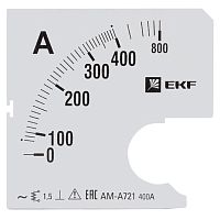 EKF Шкала сменная для A721 400/5А-1,5  PROxima (s-a721-400)
