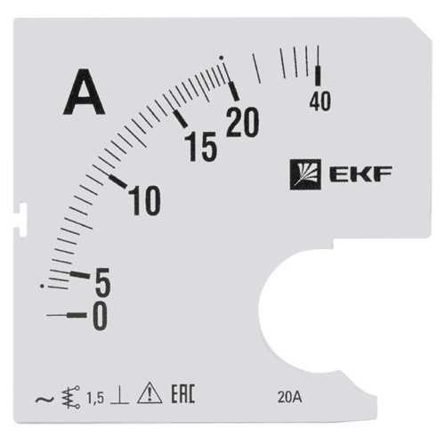 EKF Шкала сменная для A961 20/5А-1.5 PROxima (s-a961-20)