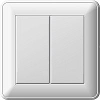 SCHNEIDER ELECTRIC W59 Переключатель двухклавишный скрытый 16А бежевый (VS616-256-28)