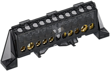 IEK TEKFOR Шина N ноль в комбинированном DIN-изоляторе Стойка 8х12-(4+5)-Ч  (TF-NN20-45-DP-K02)