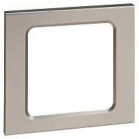 LEGRAND Рамка, 2х5 модулей, никель велюр (069117 )