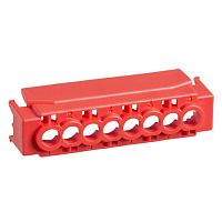SCHNEIDER ELECTRIC Крышка защитная красная клеммный блок 4/8 (13584)