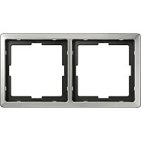 SCHNEIDER ELECTRIC Artec Рамка 2 поста сталь (MTN481246)