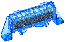 IEK TEKFOR Шина N ноль в комбинированном DIN-изоляторе Стойка 6х9-9-С  (TF-NN10-09-DP-K07)