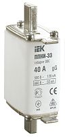 IEK Вставка предохранителя ППНИ-33 40А габарит 00С I (DPP11-040)
