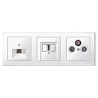 SCHNEIDER ELECTRIC Рамка 3 поста белый (MTN478319)