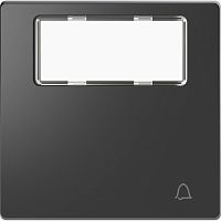 SCHNEIDER ELECTRIC Клавиша одинарная D-Life поле для надписи, звонок антрацит SD (MTN3365-6034)
