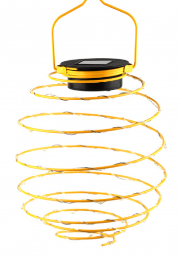 ЭРА Садовый подвесной светильник Спираль на солнечной батарее, 16 см ERASF024-28  (Б0044235)