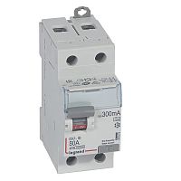 LEGRAND Выключатель дифференциального тока  (УЗО) DX3 2П 80А 300мА-А (411572 )