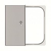 ABB SRL-2-L-85PL Клавиша двойная левая free@home, SKY, освещение, серебристая  (SRL-2-L-85PL)  (2CLA852642A1301)
