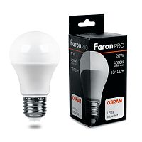 FERON Лампа светодиодная LED 20вт Е27 белый FERON .PRO OSRAM (LB-1020) (38042)