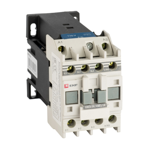 EKF Контактор малогабаритный КМЭп 9А 110В DC 1NC PROxima (ctr-s-9-110-nc-p)