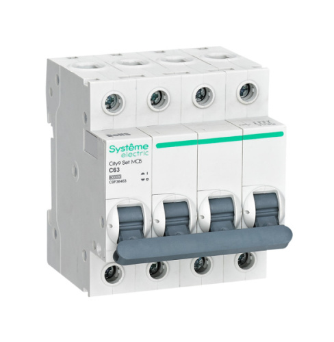 Systeme Electric Выключатель автоматический четырехполюсный С 63А 4P 6kA 400В City9 Set (C9F36463) Systeme Electric Выключатель автоматический четырехполюсный С 63А 4P 6kA 400В City9 Set (C9F36463)