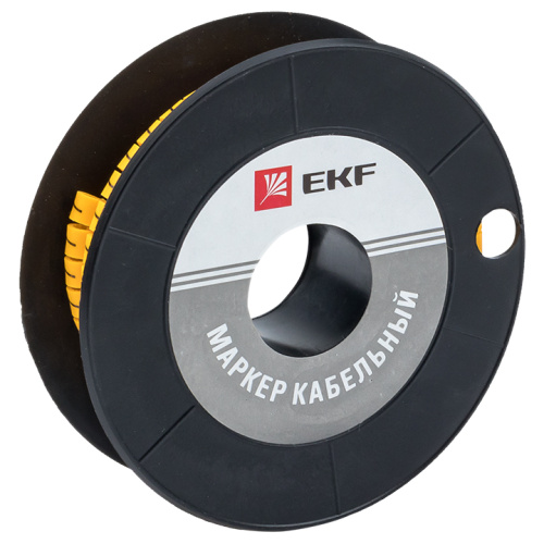 EKF Маркер кабельный 2.5кв.мм 7  (1000ед)  (ЕС-1) (plc-KM-2.5-7)
