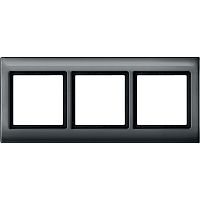 SCHNEIDER ELECTRIC Aquades Рамка 3 поста IP44 антрацит (MTN400314)